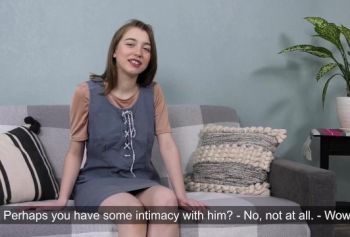 Горячая девственница русское порно заставил брюнетка, первый раз на Nevet кастинге